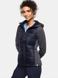 Kapuzen-Hybridjacke Damen